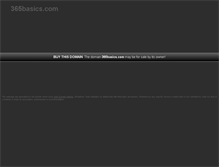Tablet Screenshot of 365basics.com